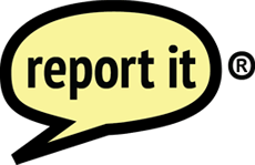 report_it_speech_bubble Report it speech bubble icon